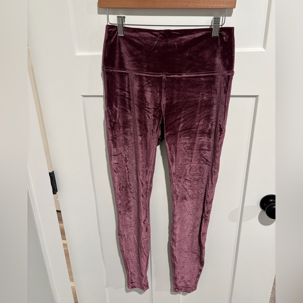 lululemon athletica Velvet Leggings in Deep Plum